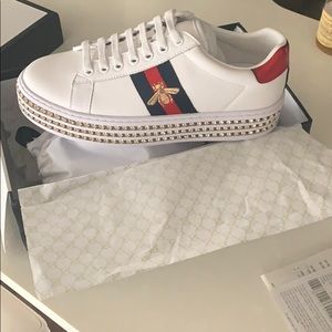 Gucci Embellished Platform Sneakers